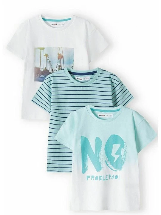 Zdjęcie produktu T-shirt z nadrukiem MINOTI miętowy