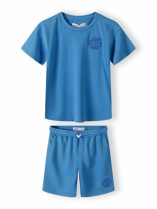 Zdjęcie produktu T-shirt z nadrukiem MINOTI niebieski