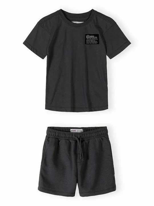 Zdjęcie produktu T-shirt z nadrukiem MINOTI szary