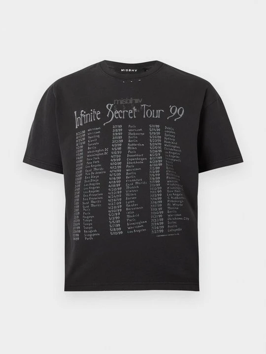 Zdjęcie produktu T-shirt z nadrukiem Misbhv czarny