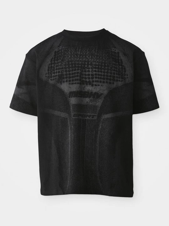 Zdjęcie produktu T-shirt z nadrukiem Misbhv czarny
