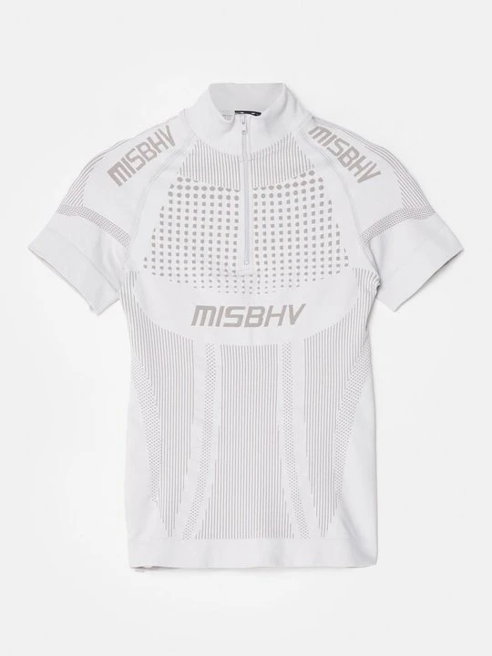 Zdjęcie produktu T-shirt z nadrukiem Misbhv jasnoszary