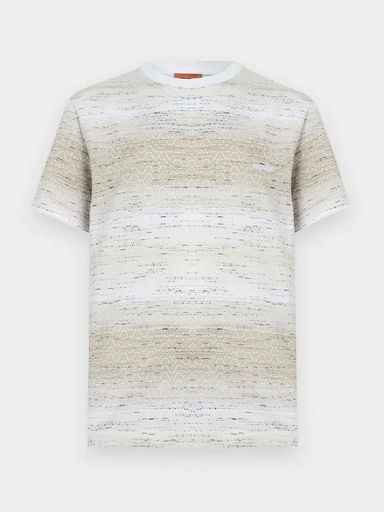 Zdjęcie produktu T-shirt z nadrukiem Missoni beżowy