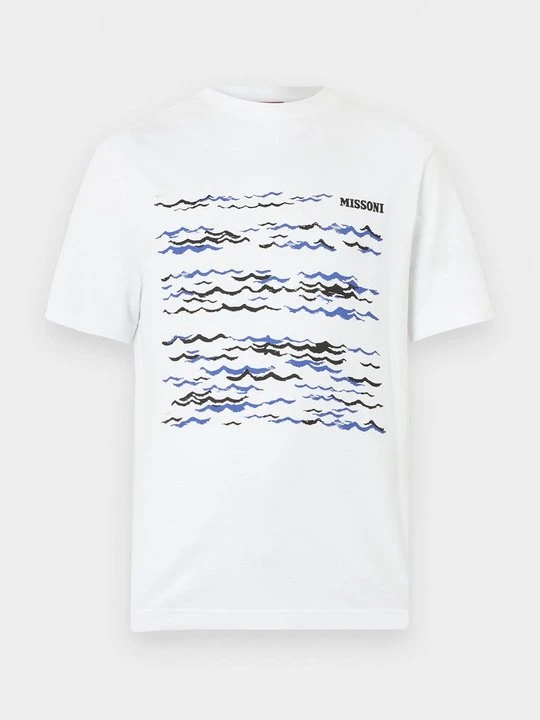 Zdjęcie produktu T-shirt z nadrukiem Missoni biały