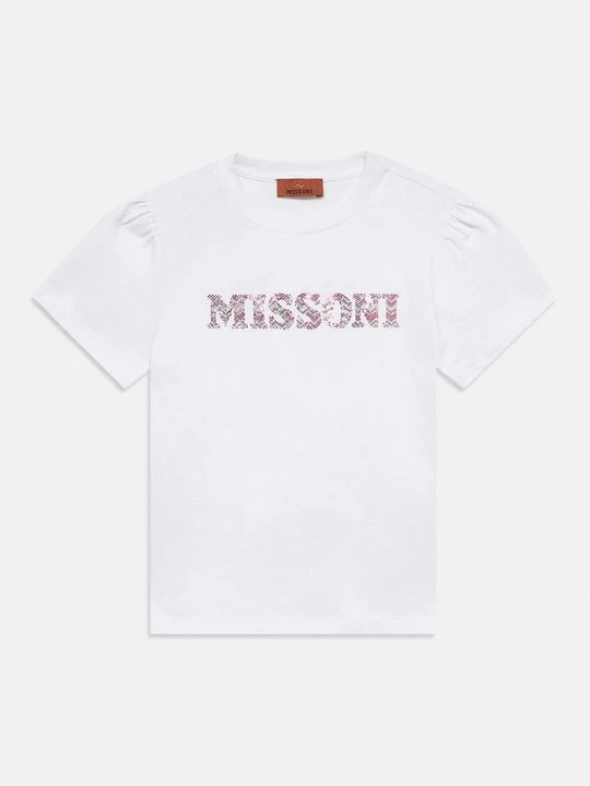 Zdjęcie produktu T-shirt z nadrukiem Missoni biały