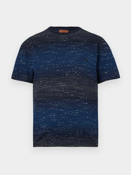 Zdjęcie produktu T-shirt z nadrukiem Missoni granatowy