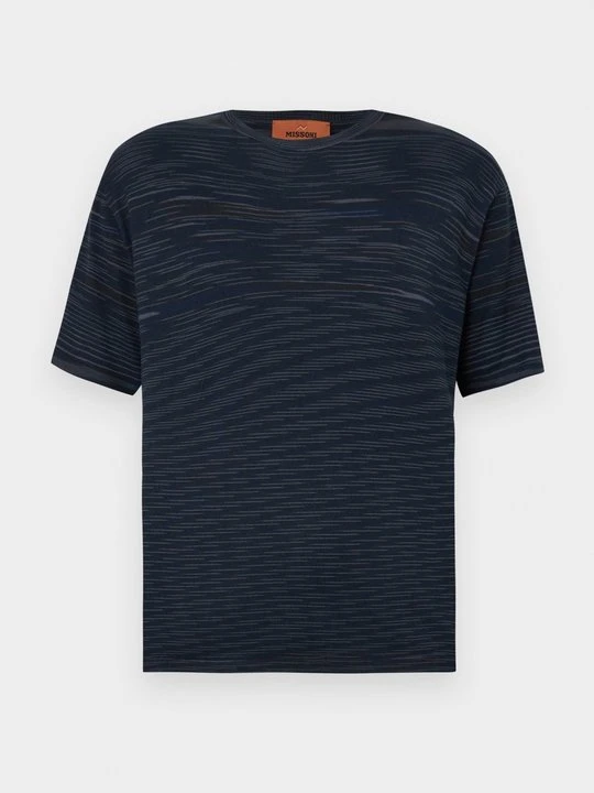 Zdjęcie produktu T-shirt z nadrukiem Missoni niebieski
