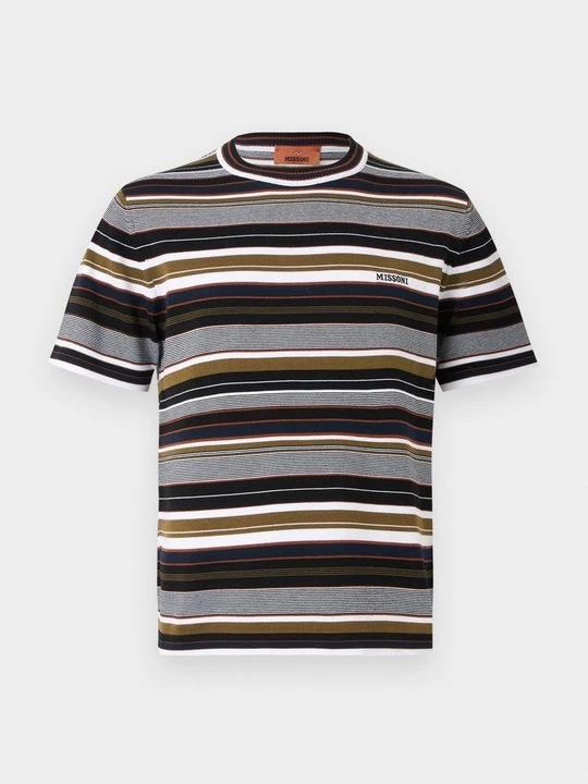 Zdjęcie produktu T-shirt z nadrukiem Missoni zielony