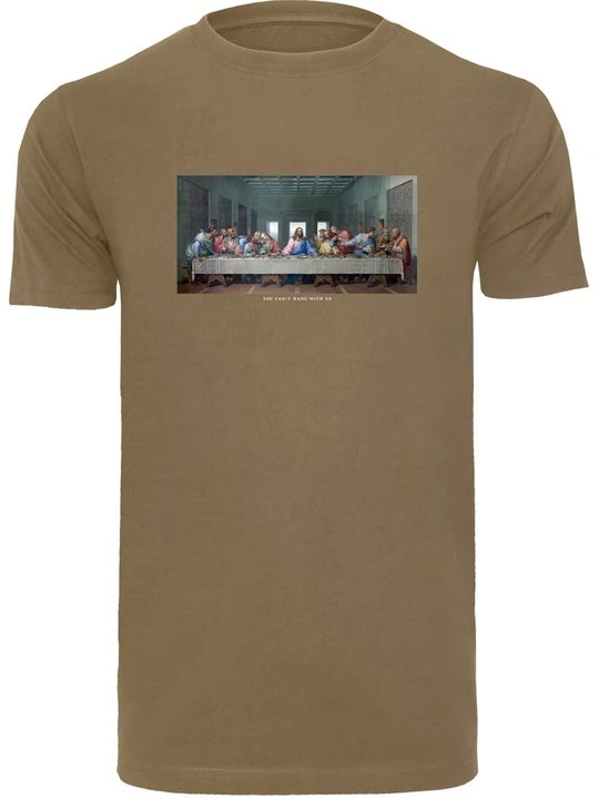 Zdjęcie produktu T-shirt z nadrukiem Mister Tee oliwkowy