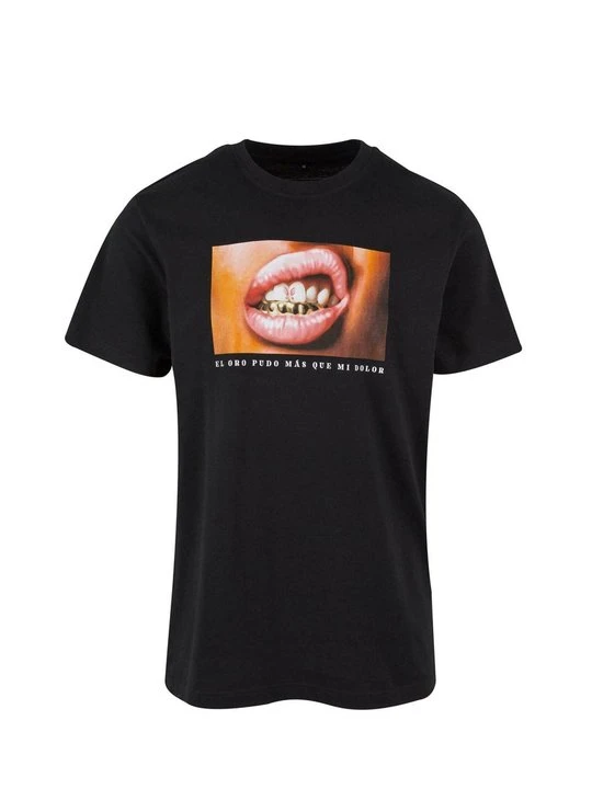 Zdjęcie produktu T-shirt z nadrukiem Mister Tee czarny