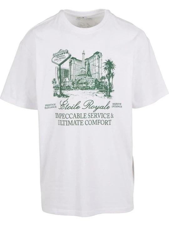 Zdjęcie produktu T-shirt z nadrukiem Mister Tee biały