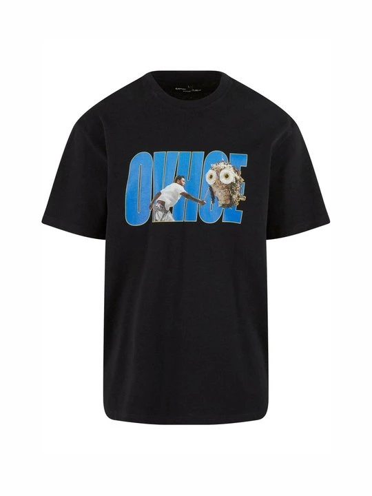 Zdjęcie produktu T-shirt z nadrukiem Mister Tee czarny