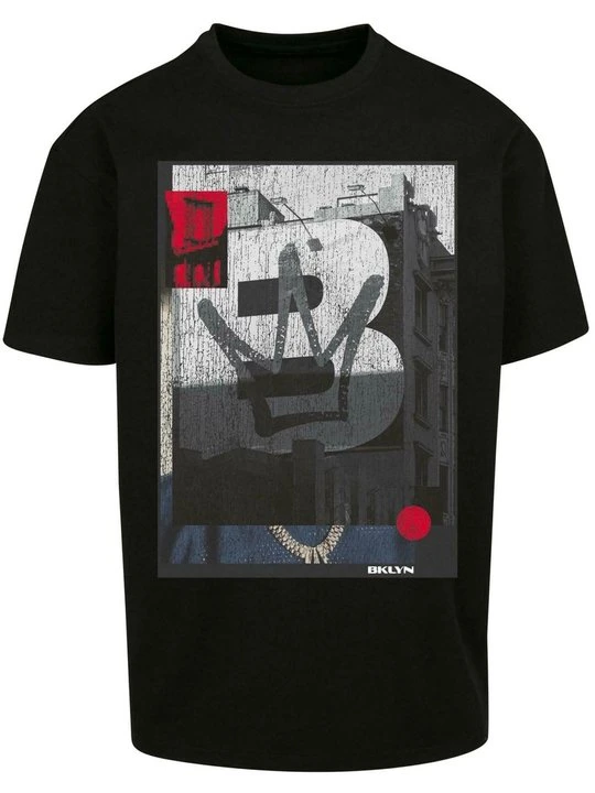 Zdjęcie produktu T-shirt z nadrukiem Mister Tee czarny