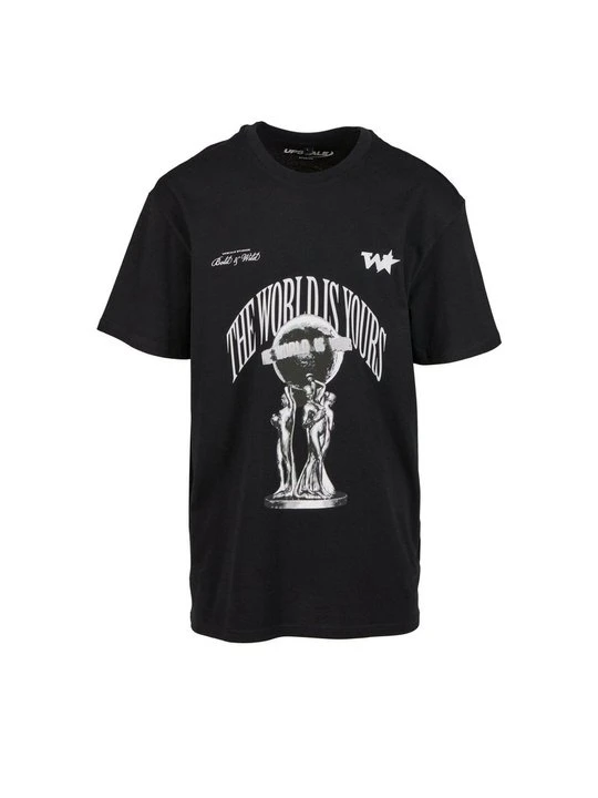 Zdjęcie produktu T-shirt z nadrukiem Mister Tee czarny