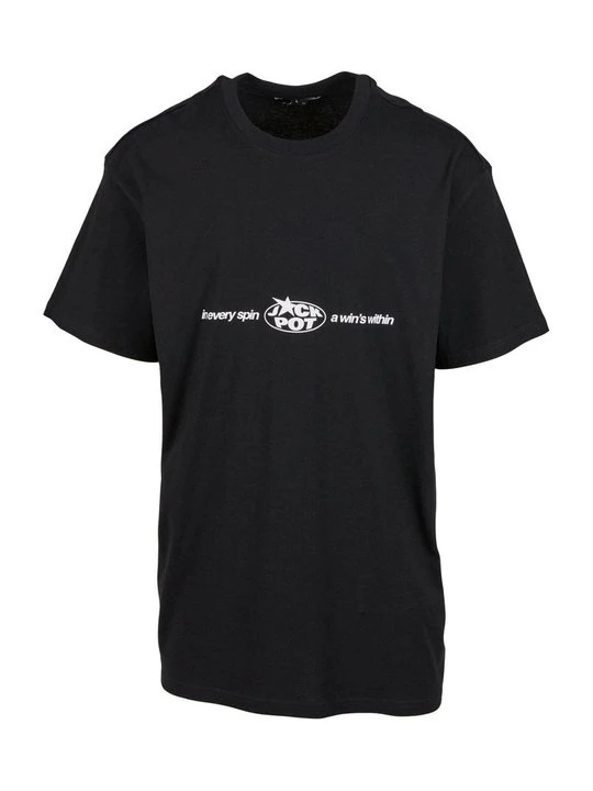 Zdjęcie produktu T-shirt z nadrukiem Mister Tee czarny