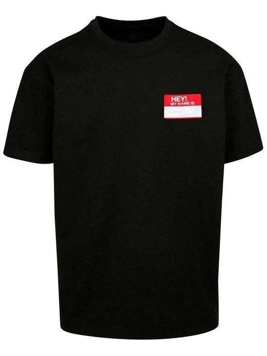 Zdjęcie produktu T-shirt z nadrukiem Mister Tee czarny melanż