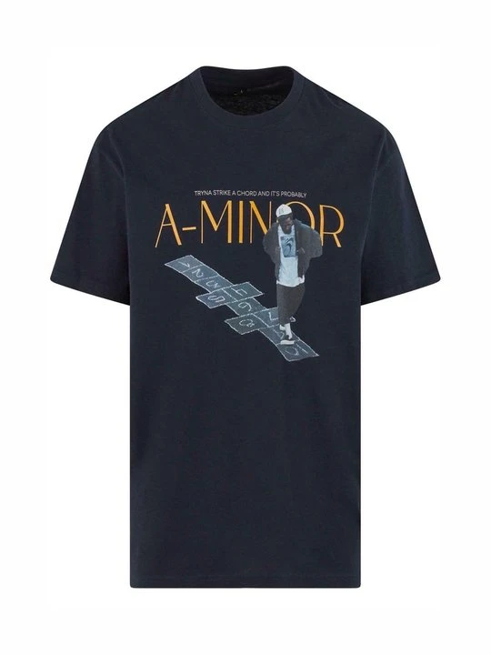 Zdjęcie produktu T-shirt z nadrukiem Mister Tee granatowy