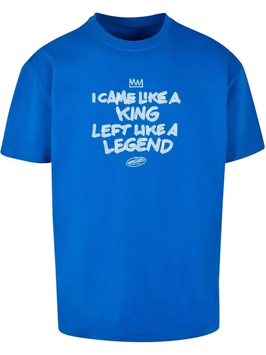 Zdjęcie produktu T-shirt z nadrukiem Mister Tee niebieski