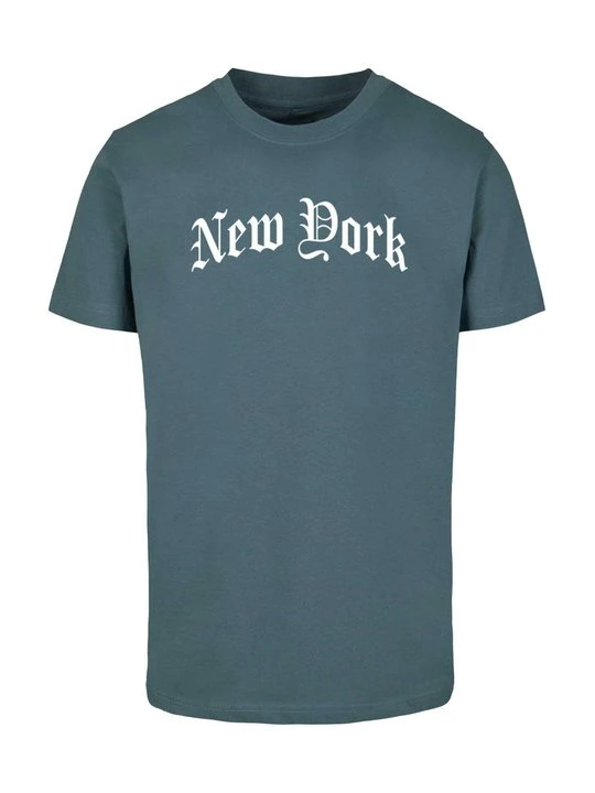Zdjęcie produktu T-shirt z nadrukiem Mister Tee niebieski