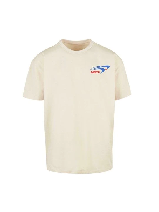 Zdjęcie produktu T-shirt z nadrukiem Mister Tee piaskowy