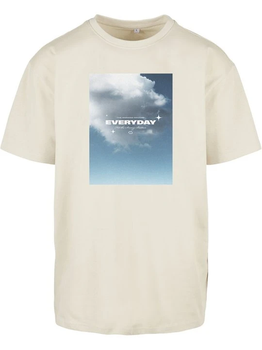 Zdjęcie produktu T-shirt z nadrukiem Mister Tee piaskowy