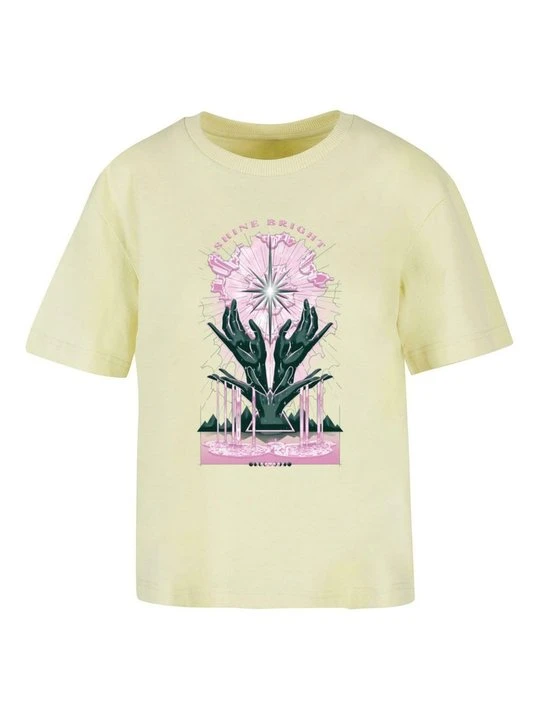 Zdjęcie produktu T-shirt z nadrukiem Mister Tee żółty