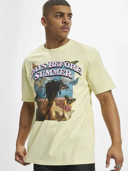 Zdjęcie produktu T-shirt z nadrukiem Mister Tee żółty