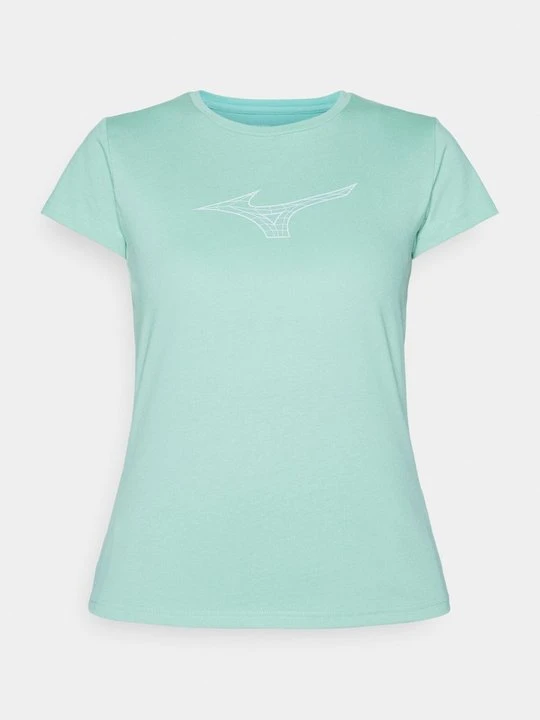 Zdjęcie produktu T-shirt z nadrukiem Mizuno jasnozielony