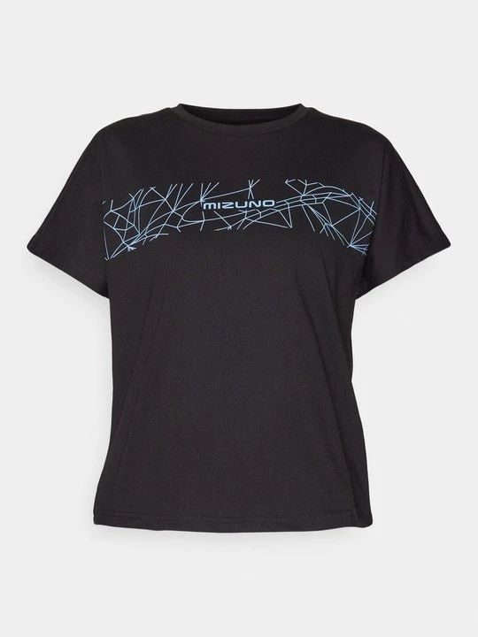 Zdjęcie produktu T-shirt z nadrukiem Mizuno czarny