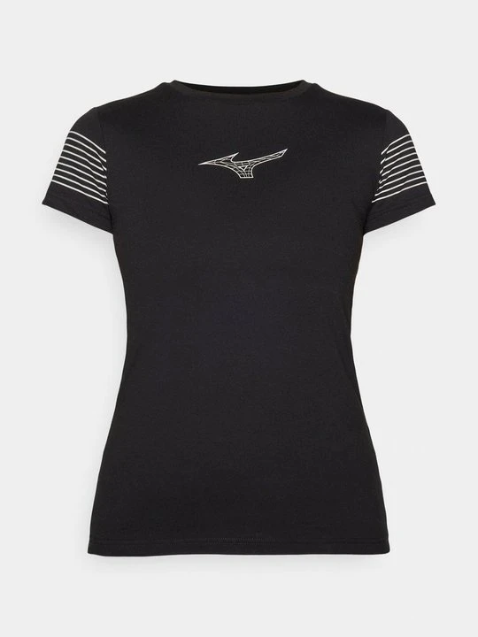 Zdjęcie produktu T-shirt z nadrukiem Mizuno czarny