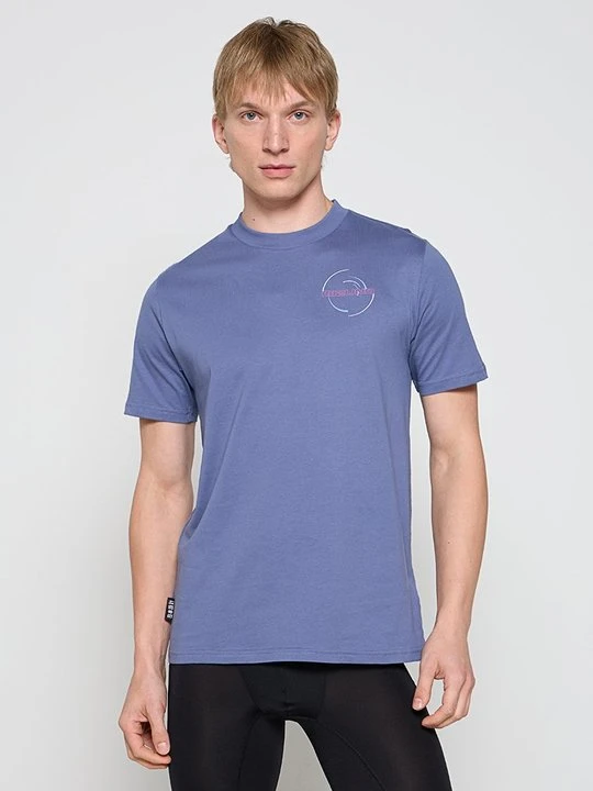 Zdjęcie produktu T-shirt z nadrukiem Mizuno niebieski