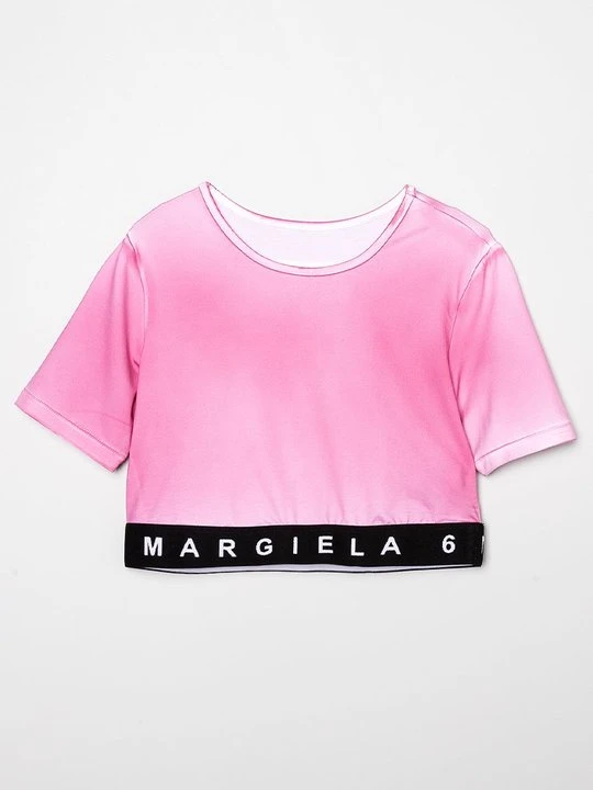 Zdjęcie produktu T-shirt z nadrukiem MM6 Maison Margiela różowy