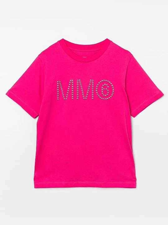 Zdjęcie produktu T-shirt z nadrukiem MM6 Maison Margiela różowy