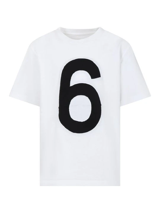 Zdjęcie produktu T-shirt z nadrukiem MM6 Maison Margiela biały