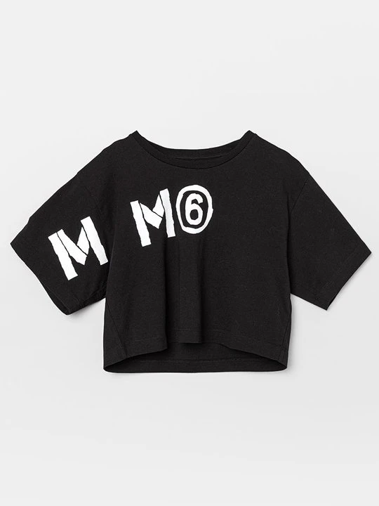 Zdjęcie produktu T-shirt z nadrukiem MM6 Maison Margiela czarny