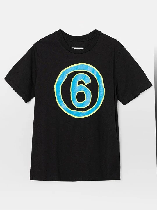 Zdjęcie produktu T-shirt z nadrukiem MM6 Maison Margiela czarny