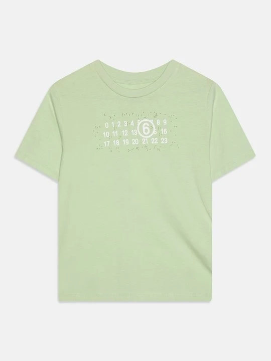 Zdjęcie produktu T-shirt z nadrukiem MM6 Maison Margiela jasnozielony