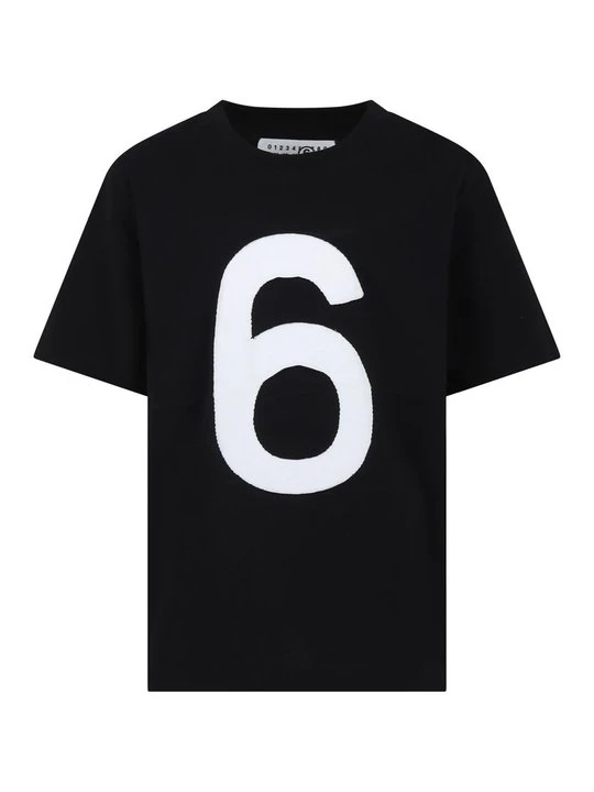 Zdjęcie produktu T-shirt z nadrukiem MM6 Maison Margiela czarny