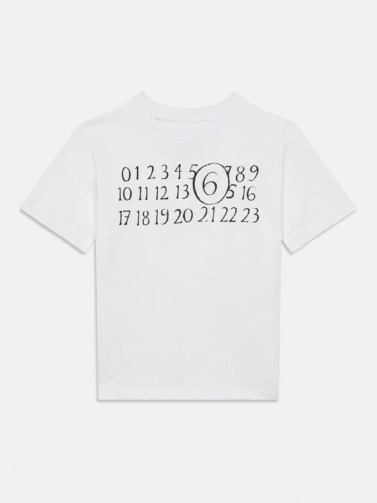 Zdjęcie produktu T-shirt z nadrukiem MM6 Maison Margiela biały