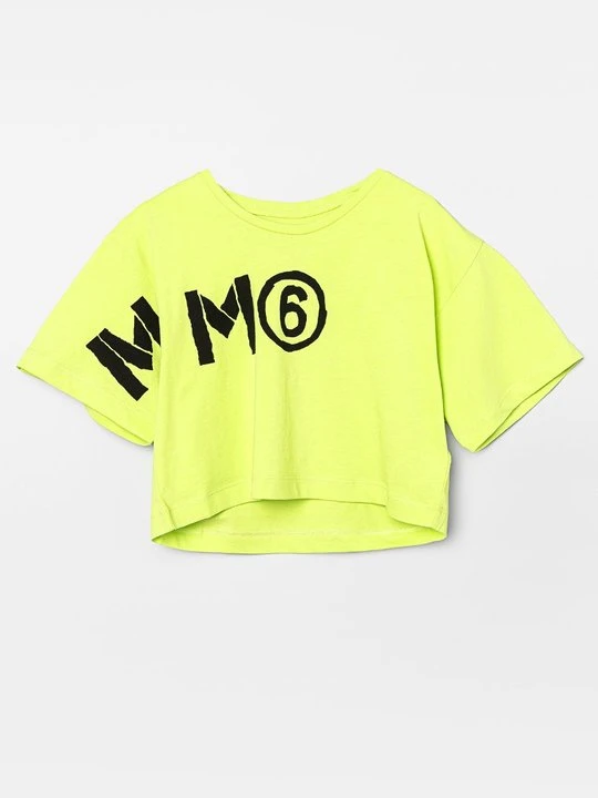 Zdjęcie produktu T-shirt z nadrukiem MM6 Maison Margiela jasnozielony
