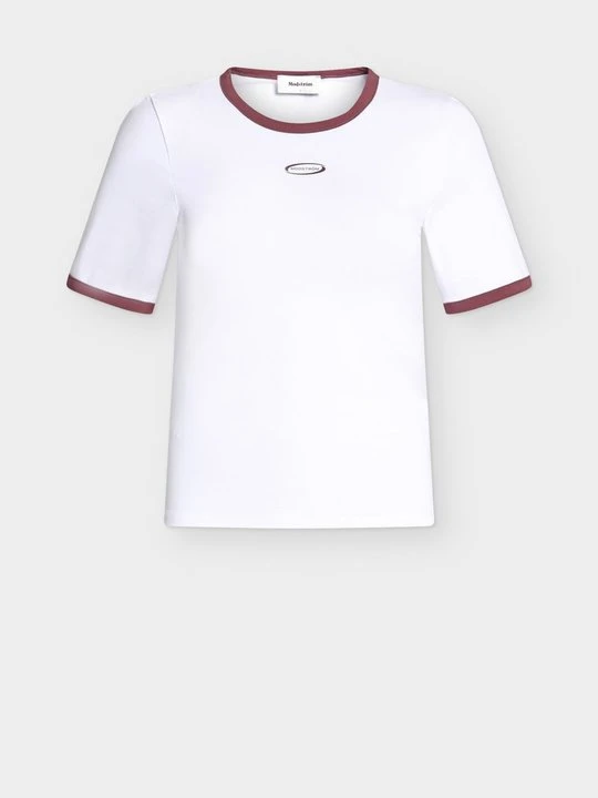 Zdjęcie produktu T-shirt z nadrukiem Modström biały