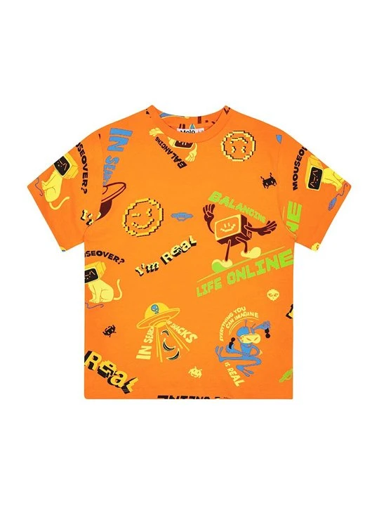 Zdjęcie produktu T-shirt z nadrukiem Molo pomarańczowy