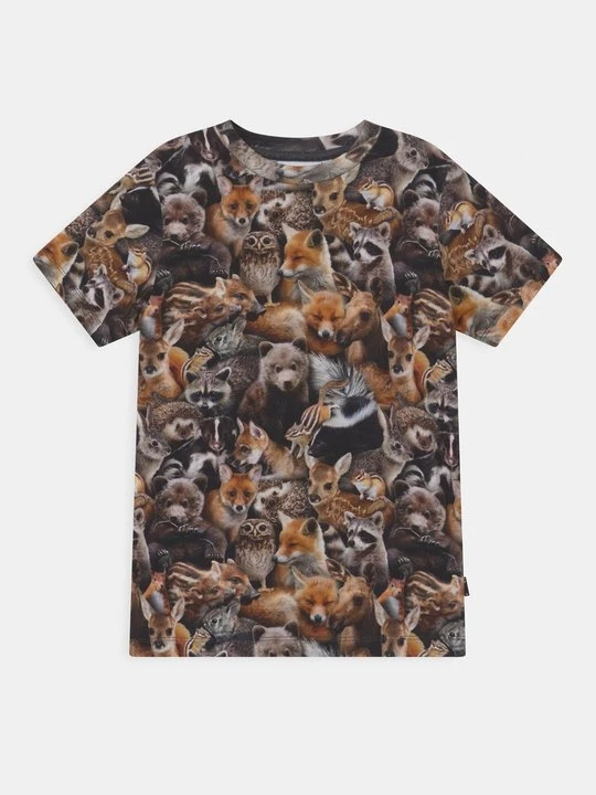 Zdjęcie produktu T-shirt z nadrukiem Molo brązowy