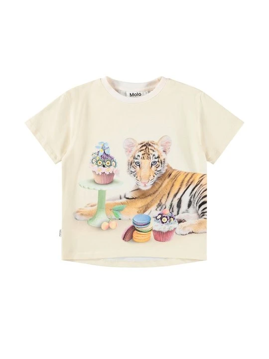 Zdjęcie produktu T-shirt z nadrukiem Molo mleczny