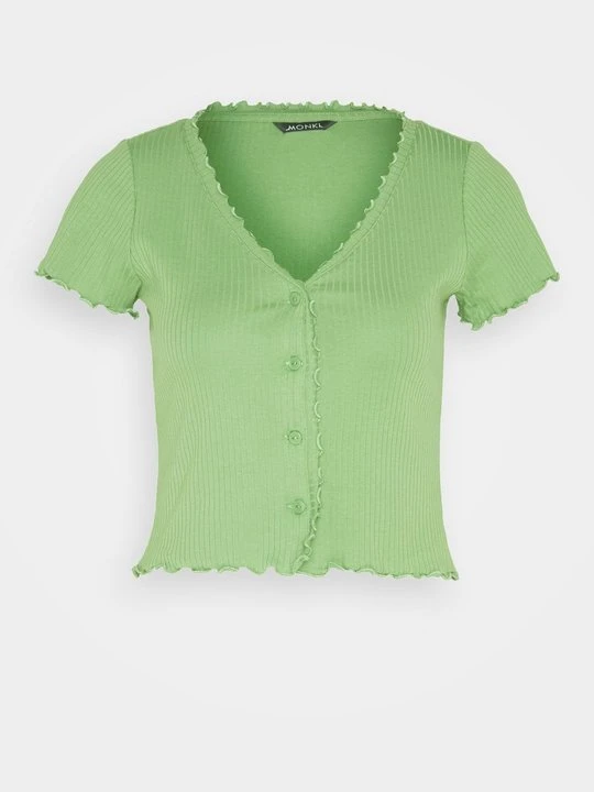 Zdjęcie produktu T-shirt z nadrukiem Monki zielony