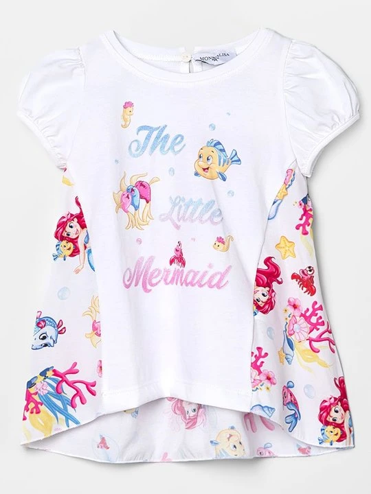 Zdjęcie produktu T-shirt z nadrukiem Monnalisa biały