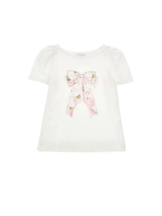 Zdjęcie produktu T-shirt z nadrukiem Monnalisa biały