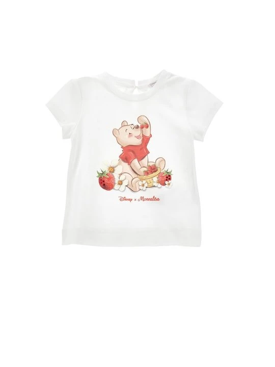 Zdjęcie produktu T-shirt z nadrukiem Monnalisa biały