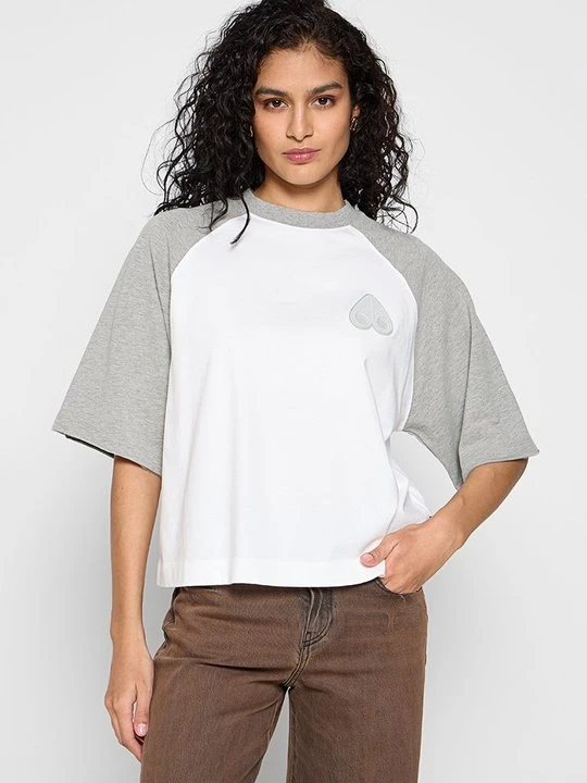 Zdjęcie produktu T-shirt z nadrukiem Moose Knuckles biały