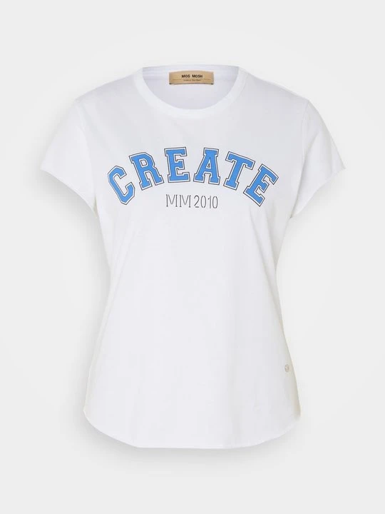 Zdjęcie produktu T-shirt z nadrukiem MOS MOSH jasnoniebieski
